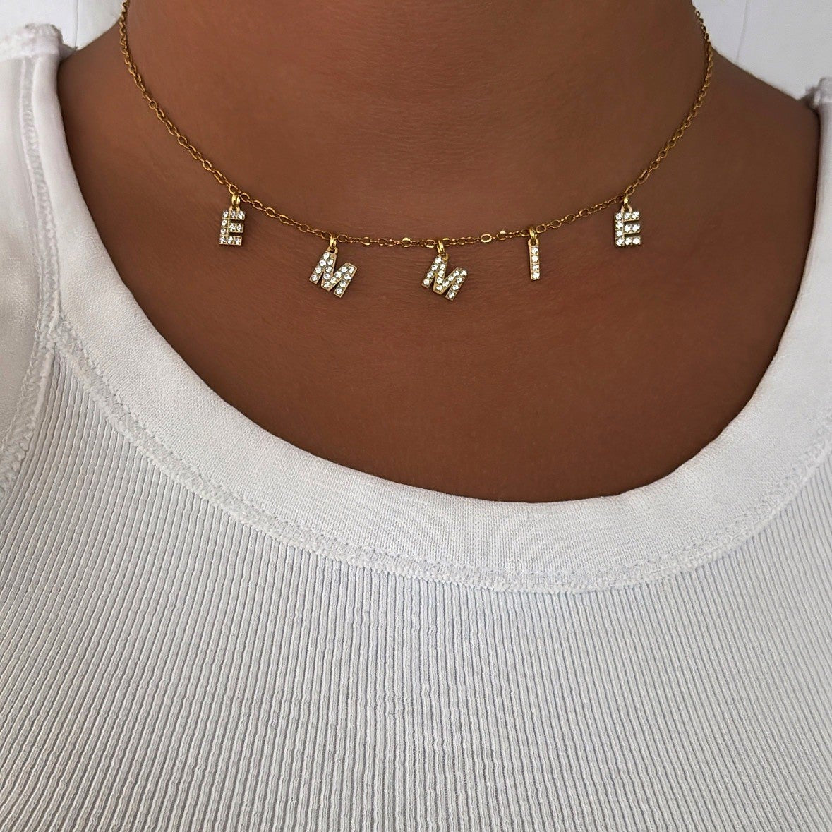 Collier Lettres personnalisable