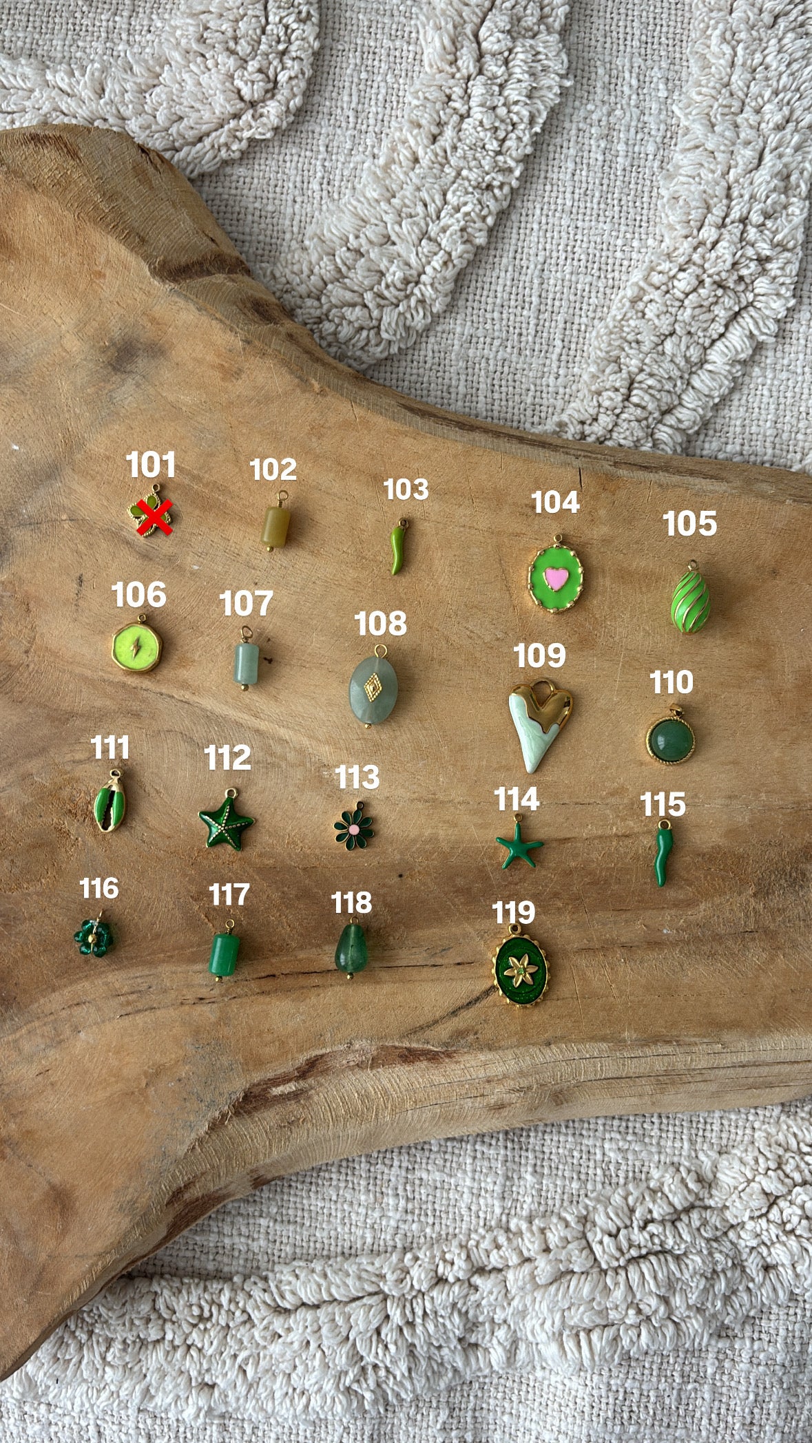 Collier Charms personnalisable