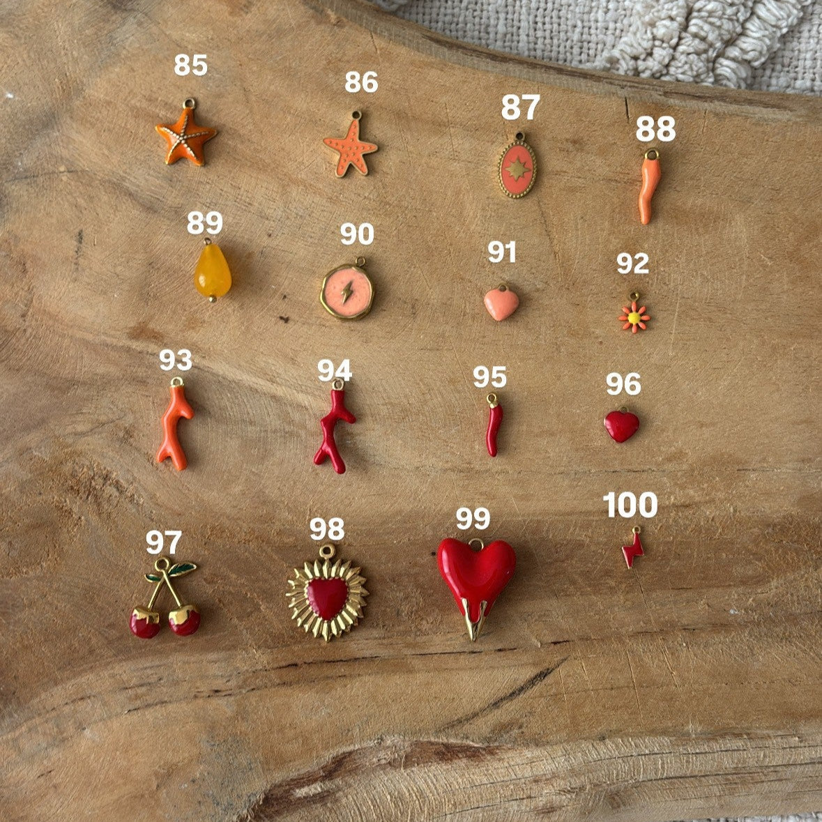 Collier Charms personnalisable
